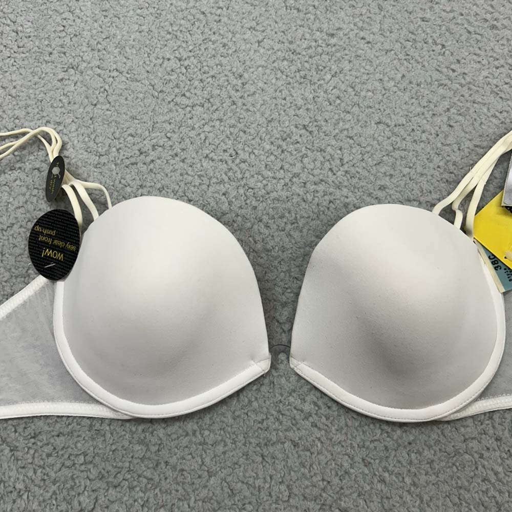 Wonderbra Bra 38C Push Up Bra 7571 Clearly Wonderbra Clear Front Push Up NWT
